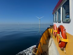 Onderweg naar windpark Hollandse Kust Zuid met de WR147